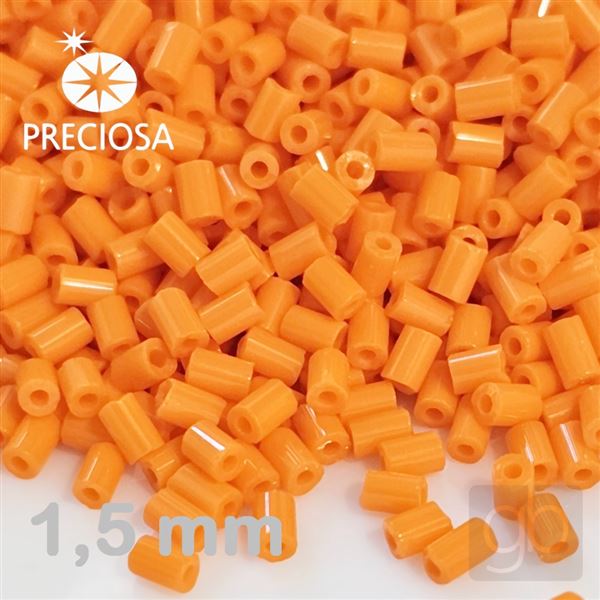 Stbchen Preciosa Bugles 1,5 mm Orange 93140 20 g