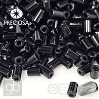 Stäbchen Preciosa Bugles Tubes 3 mm 20 g Schwarz 23980