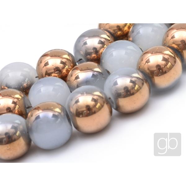 Druckpelren Ball 4 mm Grau + Bronze MP00948