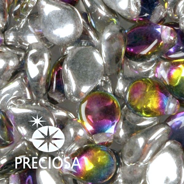 Preciosa PIP 5 x 7 mm 25 St Silber 00030-29436