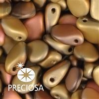 Preciosa PIP 5 x 7 mm 25 St Golden MATT 00030-98844