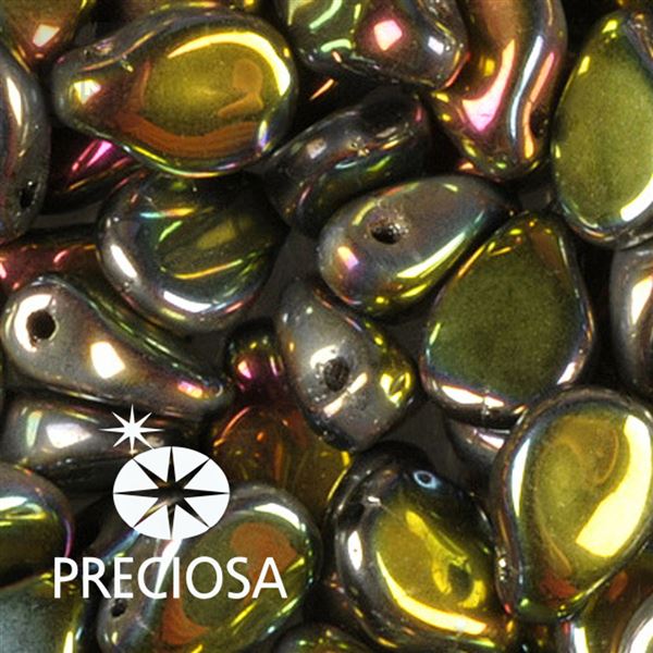 Preciosa PIP 5 x 7 mm 25 St Golden Iris 23980-28103