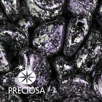 Preciosa PIP 5 x 7 mm 25 St Schwarz Lila 23980-45710