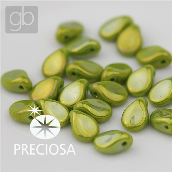 Preciosa PIP 5 x 7 mm 25 St Grn 53420-21415