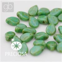 Preciosa PIP 5 x 7 mm 25 St Grün 63130-86805