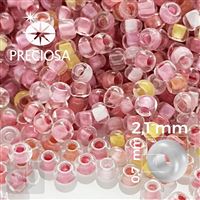 Preciosa Rocailles MIX 11/0 2,1 mm Rosa Gelb 50 g