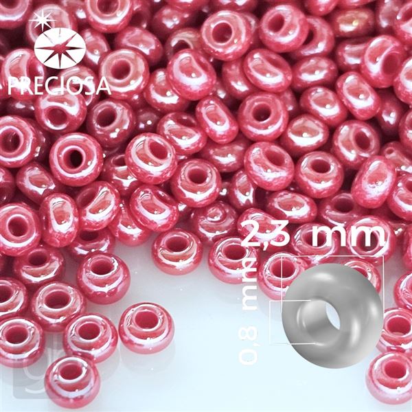 Preciosa Rocailles 10/0 2,3 mm Rot 98190 20 g