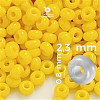 Preciosa Rocailles 10/0 2,3 mm Gelb 83130 50 g