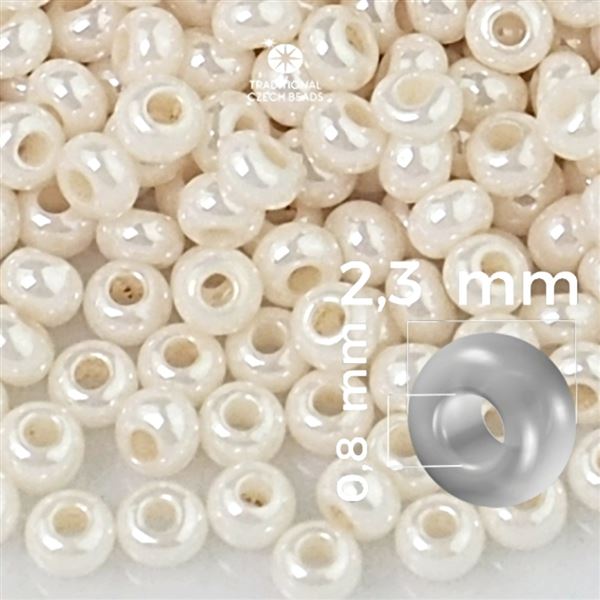 Preciosa Rocailles 10/0 2,3 mm Beige 46113 50 g