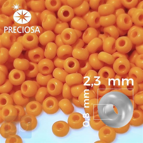 Preciosa Rocailles 10/0 2,3 mm Orange 93120 50 g