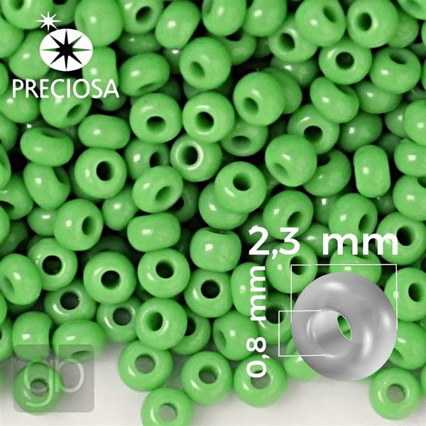 Preciosa Rocailles 10/0 2,3 mm Grn 53210 50 g