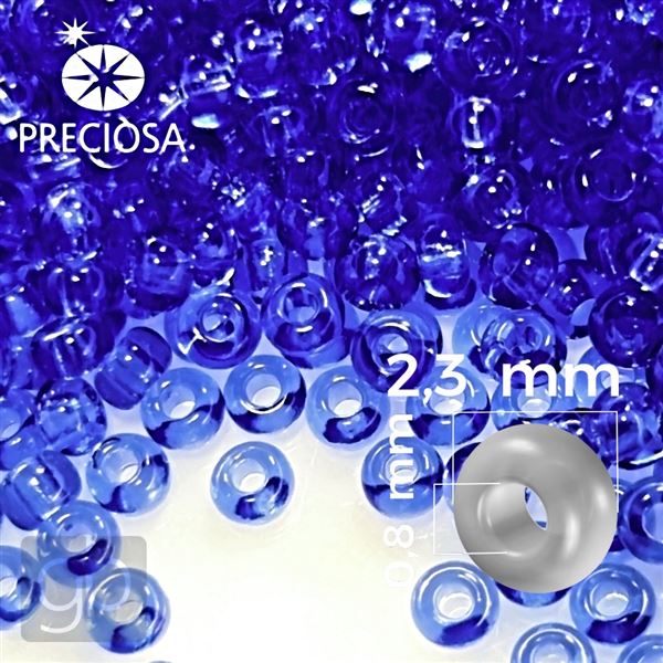 Preciosa Rocailles 10/0 2,3 mm Blau 30050 50 g