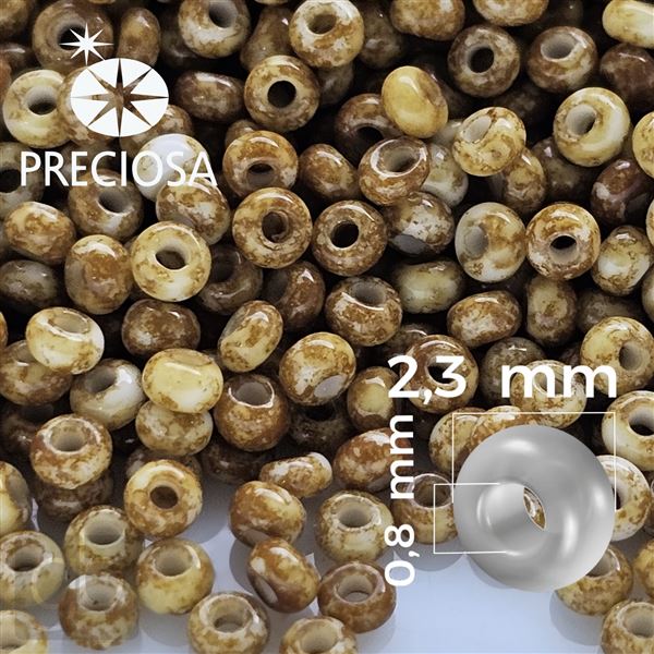 Preciosa Rocailles 10/0 2,3 mm Beige 66209 50 g