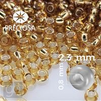 Preciosa Rocailles 10/0 2,3 mm Gelb 17050 50 g