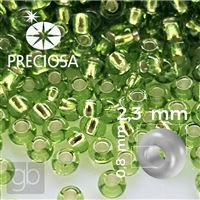 Preciosa Rocailles 10/0 2,3 mm Grün 57220 50 g