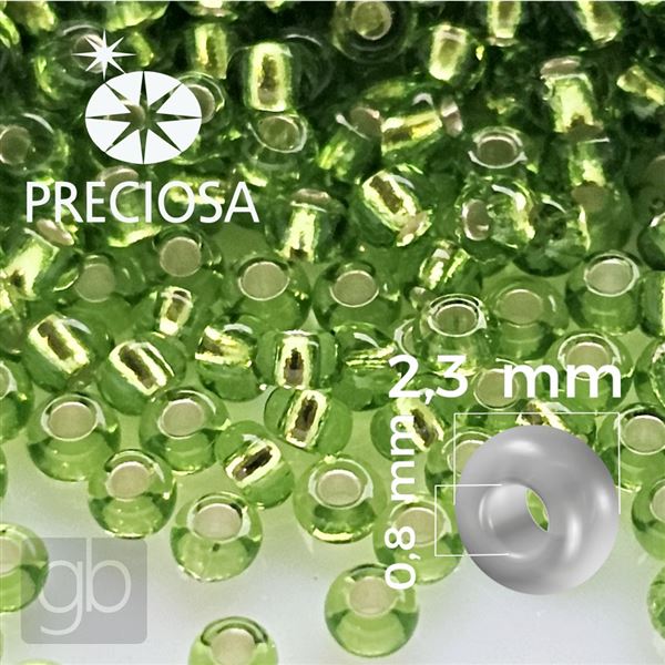 Preciosa Rocailles 10/0 2,3 mm Grn 57220 50 g