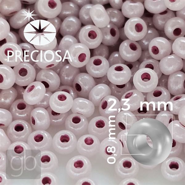 Preciosa Rocailles 10/0 2,3 mm Rosa 17398 50 g