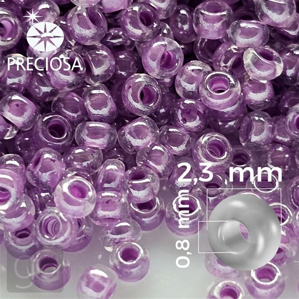 Preciosa Rocailles 10/0 2,3 mm Lila 38628 50 g