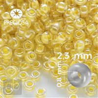 Preciosa Rocailles 10/0 2,3 mm Gelb 38638 50 g