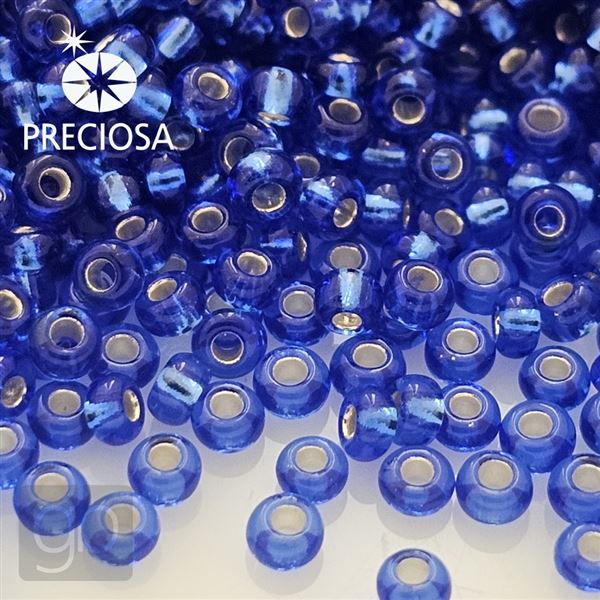 Preciosa Rocailles 10/0 2,3 mm Blau 37050 50 g