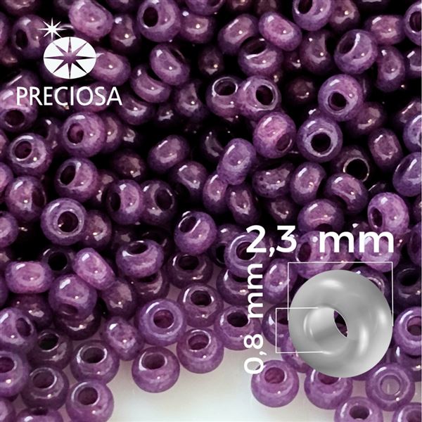 Preciosa Rocailles 10/0 2,3 mm Lila 16128 50 g