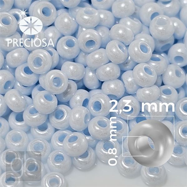 Preciosa Rocailles 10/0 2,3 mm Blau 16236 20 g