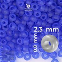 Preciosa Rocailles 10/0 2,3 mm Blau MATT 30050 50 g