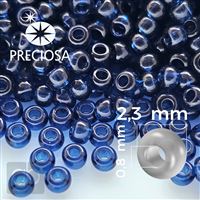 Preciosa Rocailles 10/0 2,3 mm Blau 30110 50 g