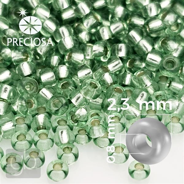 Preciosa Rocailles 10/0 2,3 mm Grn 57100 20 g