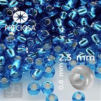 Preciosa Rocailles 10/0 2,3 mm Blau 67150 20 g