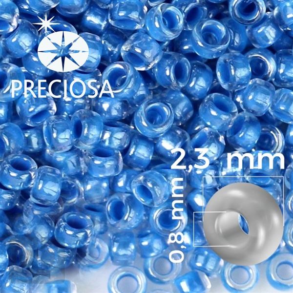 Preciosa Rocailles 10/0 2,3 mm Blau 38638 20 g