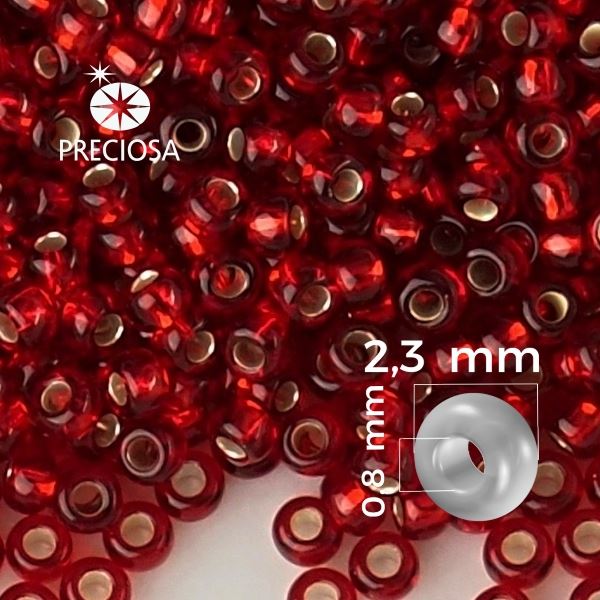 Preciosa Rocailles 10/0 2,3 mm Rot 97090 50 g