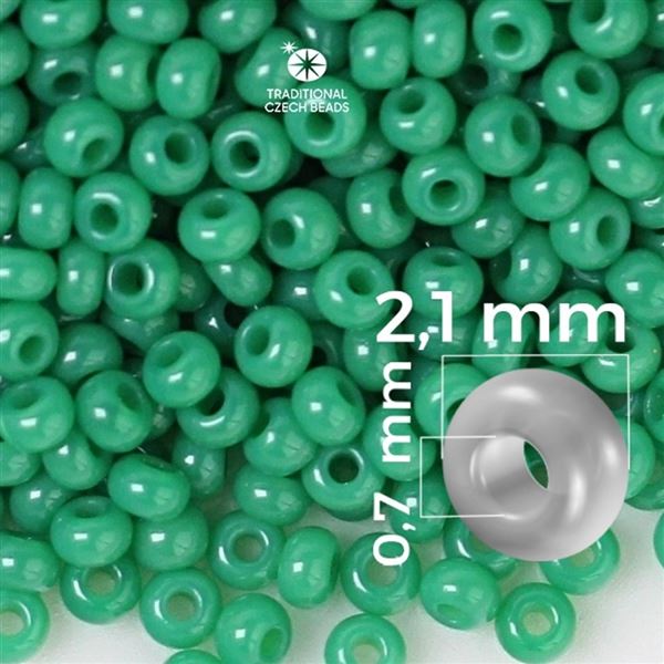 Preciosa Rocailles 11/0 2,1 mm Grn 52240 50 g