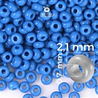 Preciosa Rocailles 11/0 2,1 mm Blau 33220 50 g