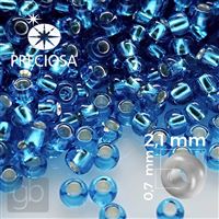 Preciosa Rocailles 11/0 2,1 mm Blau 67150 20 g