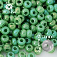 Preciosa Rocailles 11/0 2,1 mm Grün 54250 50 g