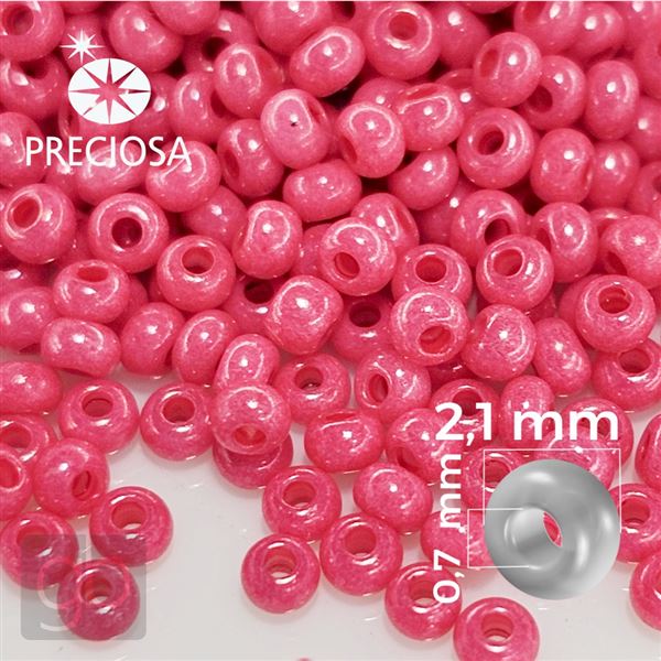 Preciosa Rocailles 11/0 2,1 mm Rosa 16A77 20 g