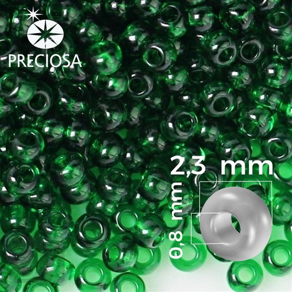 Preciosa Rocailles 11/0 2,1 mm Grn 50060 50 g