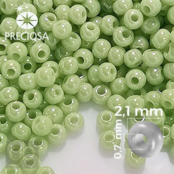 Preciosa Rocailles 11/0 2,1 mm Grn 53411 50 g