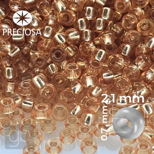 Preciosa Rocailles 11/0 2,1 mm Orange 08289 50 g