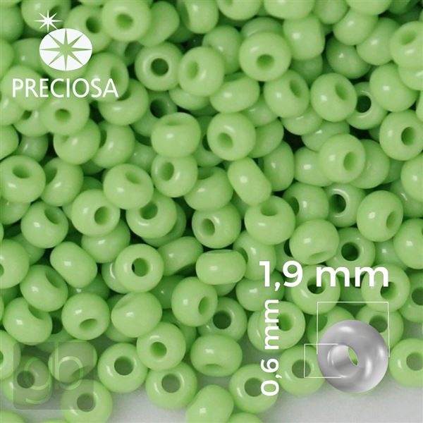 Preciosa Rocailles 12/0 1,9 mm Grn 53410 50 g