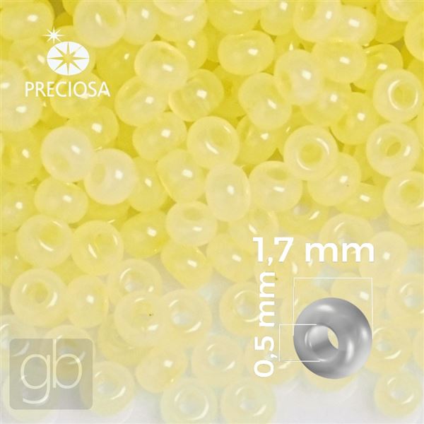 Preciosa Rocailles 13/0 1,7 mm Gelb 02281 20 g