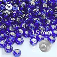 Preciosa Rocailles 15/0 1,5 mm Blau 37080 50 g