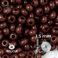 Preciosa Rocailles 15/0 1,5 mm Braun 93300 20 g