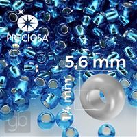 Preciosa Rocailles 3/0 5,6 mm Blau 67150 20 g