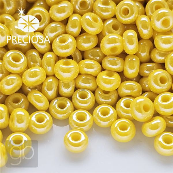 Preciosa Rocailles 5/0 4,6 mm Gelb 88110 50 g