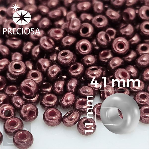 Preciosa Rocailles 6/0 4,1 mm Braun 93192 20 g