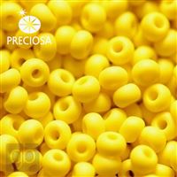 Preciosa Rocailles 6/0 4,1 mm Gelb MATT 83110 20 g