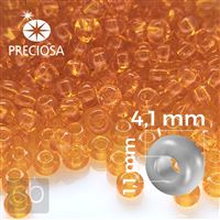 Preciosa Rocailles 6/0 4,1 mm Orange 90000 20 g