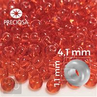 Preciosa Rocailles 6/0 4,1 mm Orange 90050 20 g